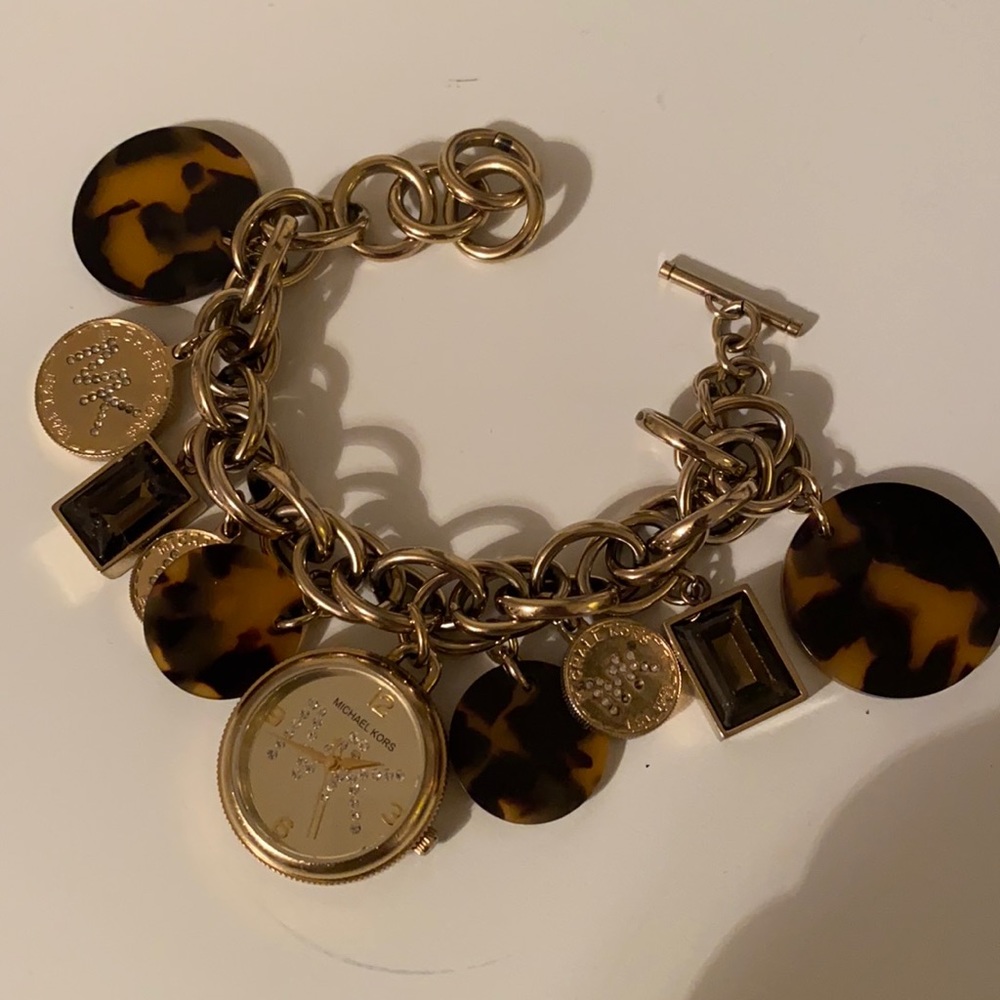 Michael Kors charm bracelet watch